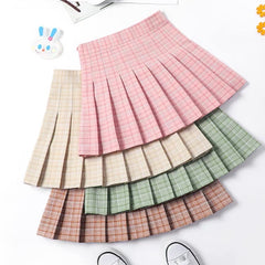 Pastel Cute high waist skirt KF6504