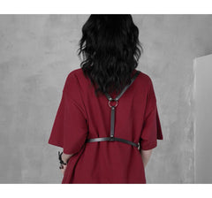 Metal PU belt strap KF81122