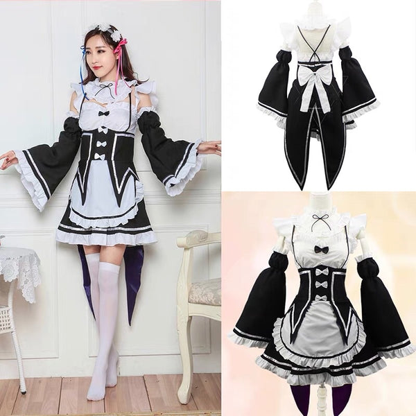 Ramrem Anime Costume KF82304（4 pieces）