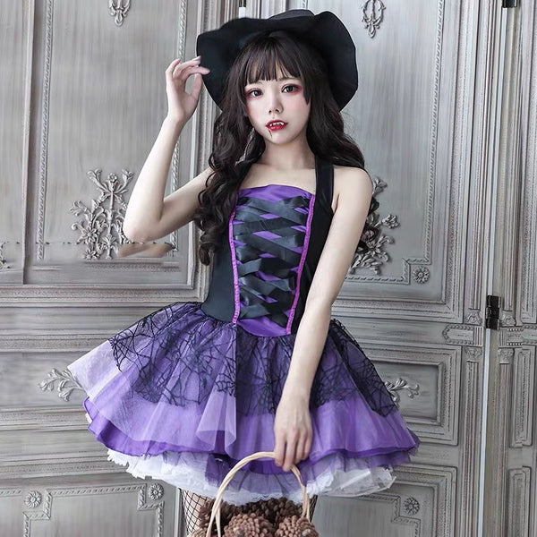Halloween cos vampire costume （3 pieces）KF82305