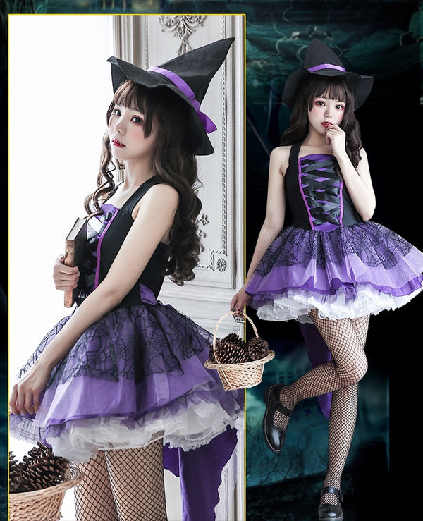 Halloween cos vampire costume （3 pieces）KF82305