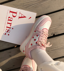 Pink strawberry sneakers KF6913