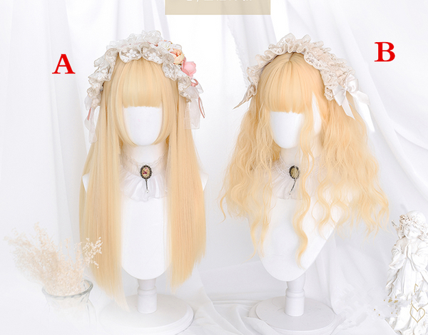 Blonde wig  KF81123