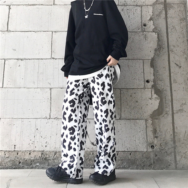 Ulzzang cow pants KF81523