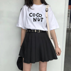 Irregular high waist skirt KF81007