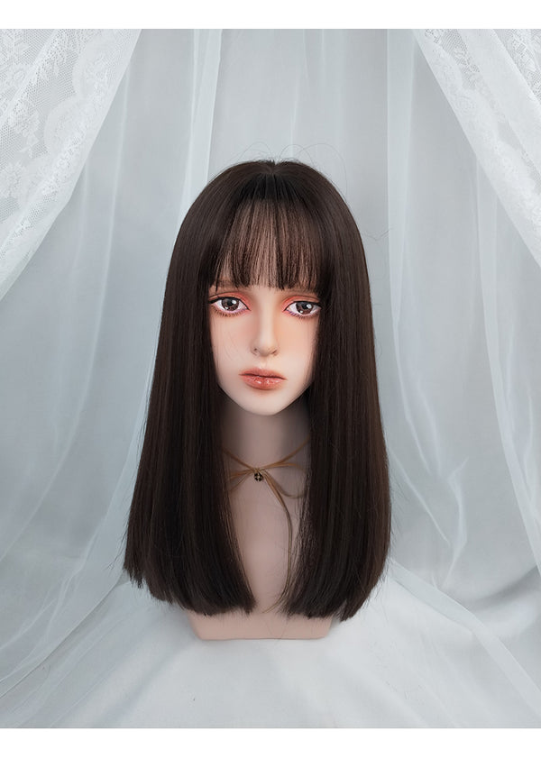 Harajuku Black Wig KF1203