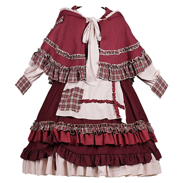lolita cape dress KF30364