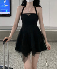 Black Slip Dress  KF90150