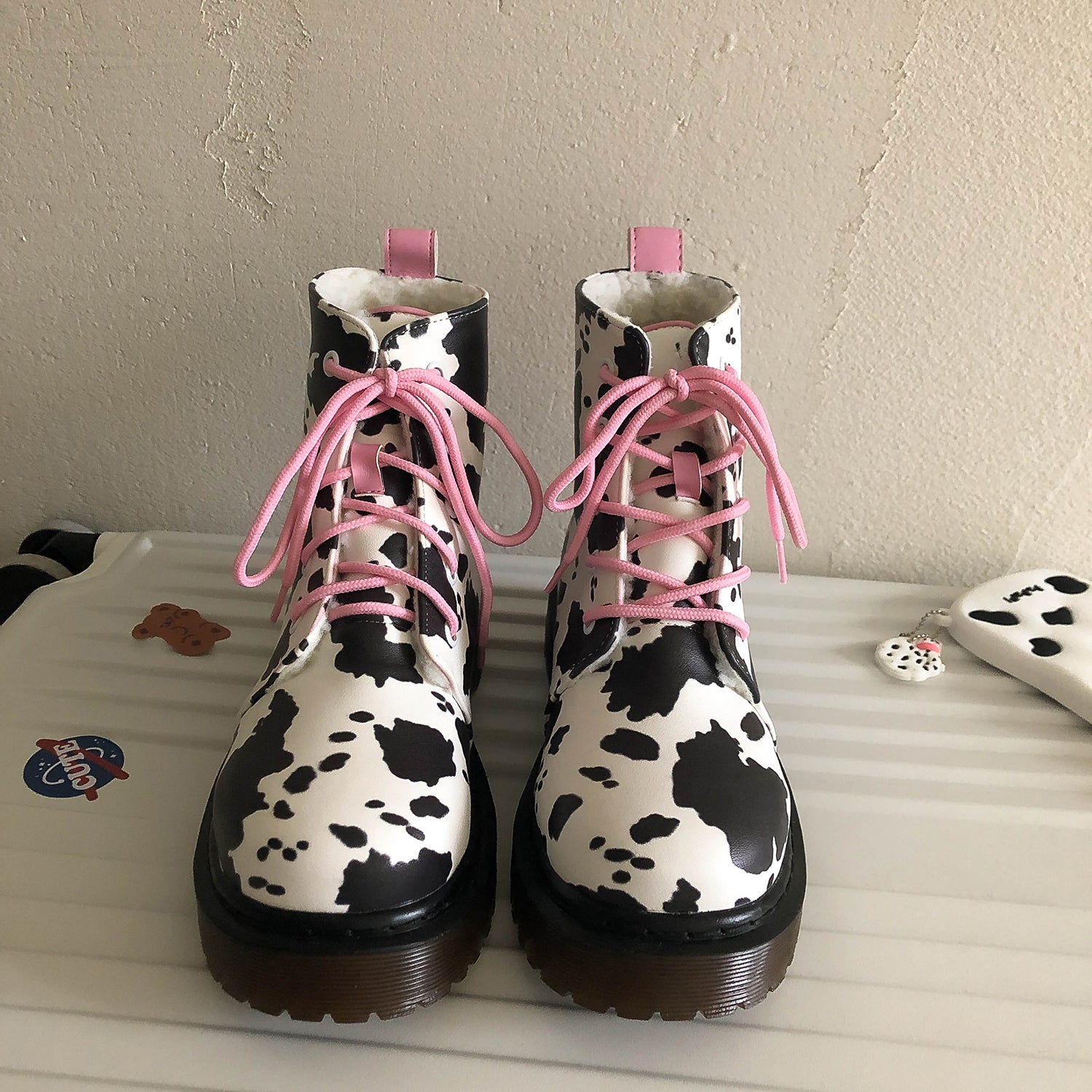 Pink Cow Martin Boots   KF82979