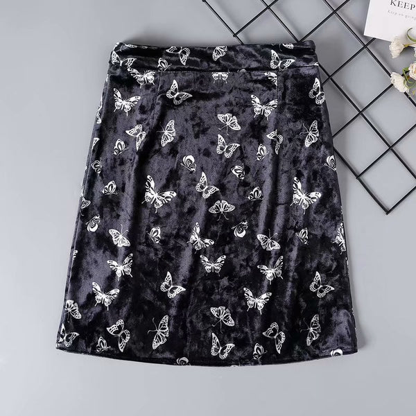 Dark Butterfly Skirt KF9538