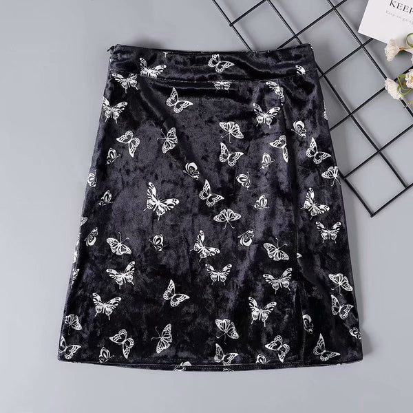 Dark Butterfly Skirt KF9538