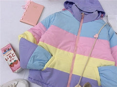 "MACARON" Thick  JACKET  KF24038