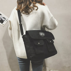 Pastel canvas crossbody bag KF908056