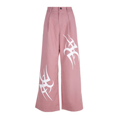 Ulzzang pink pants KF9525