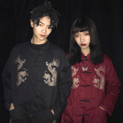 Unisex Embroidered Jacket KF90288