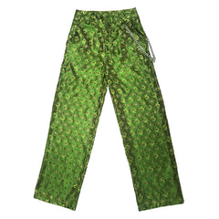 Chain green pants KF90549