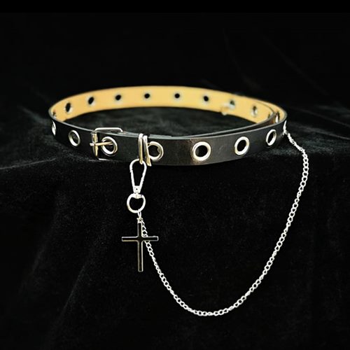 Punk black  belt KF90682