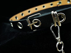 Punk black  belt KF90682