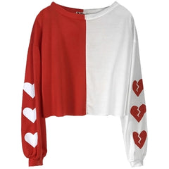 Love long sleeve t-shirt KF25053