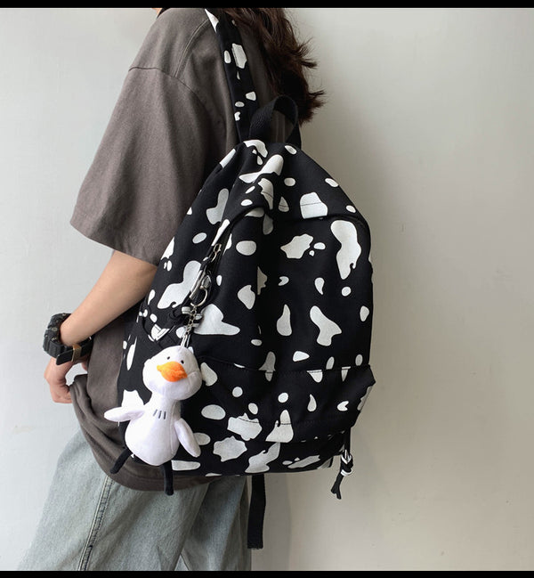 Ulzzang cow backpack KF81859