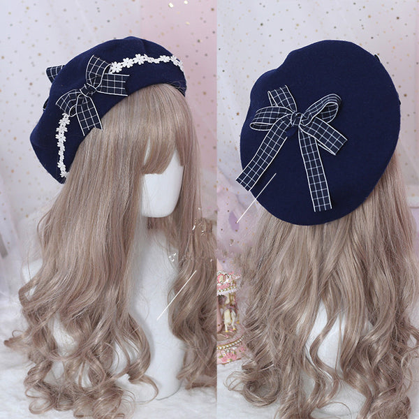 Daisy Bow Beret KF9275