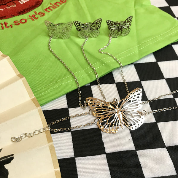 Butterfly Bracelet Ring KF90618