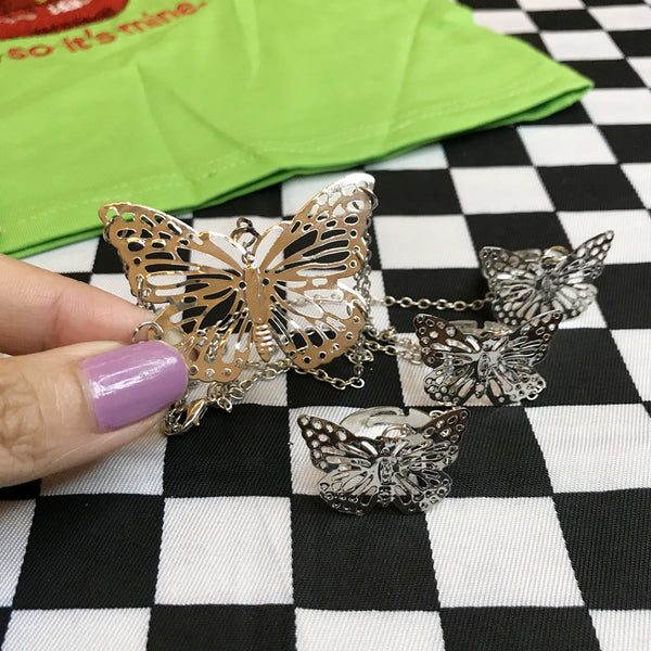 Butterfly Bracelet Ring KF90618