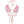 Pink plush vest KF90298