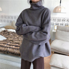 Chic turtleneck sweater KF25040