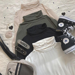 Turtleneck bottoming shirt KF81534