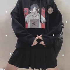 Dark anime hoodie KF90096