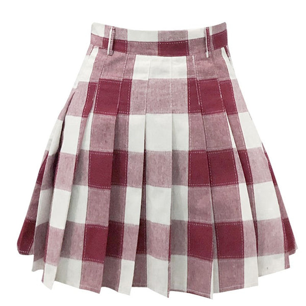 Ulzzang plaid skirt KF90277