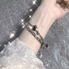 Love heart bracelet KF90791