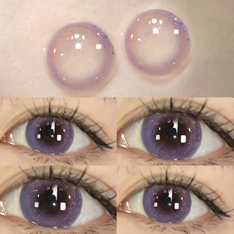 Purple contact lenses (two pieces) KF82761
