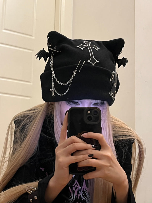 Punk cat ear Hat  KF90564