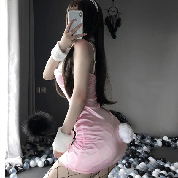 SEXY COSPLAY MAID OUTFIT (6-piece set) KF81959