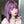 PURPLE STRAIGHT WIG KF82245