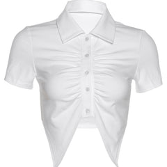 Harajuku white shirt  KF82186