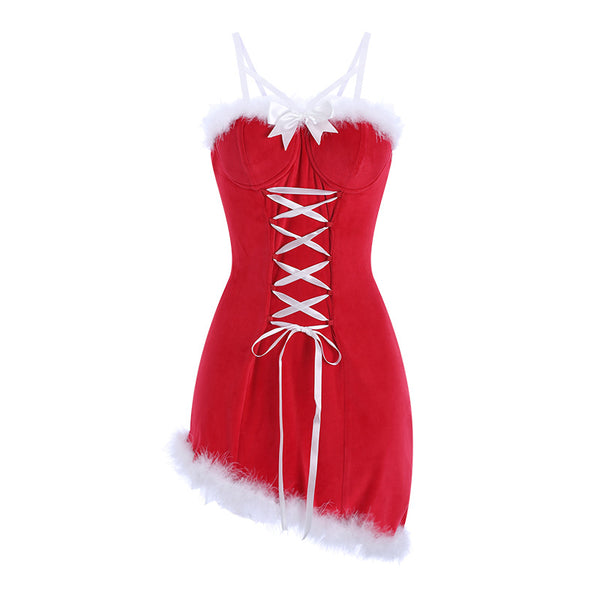 Christmas slip dress  KF83139