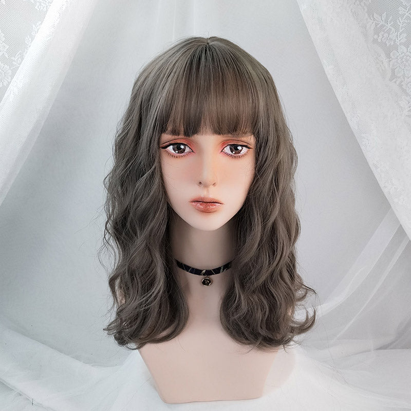 Aoki linen gray wig KF81238