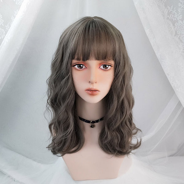 Aoki linen gray wig KF81238