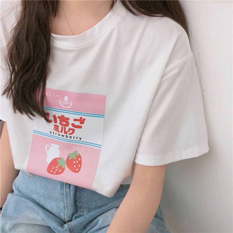 Chic Strawberry T-shirt KF81274