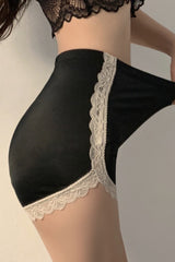 Lace stitched hip lifting Leggings  KF82575