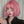 Pink Short Straight Hair Wig  KF82644