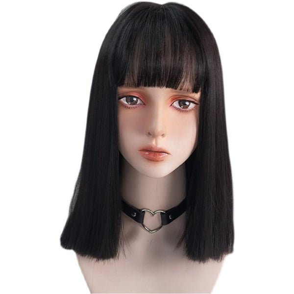 BLACK STRAIGHT WIG KF82244