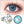 Halloween contact lenses (two pieces)  KF1021