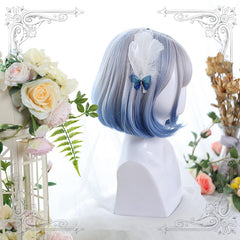 Gradient blue wig KF81228