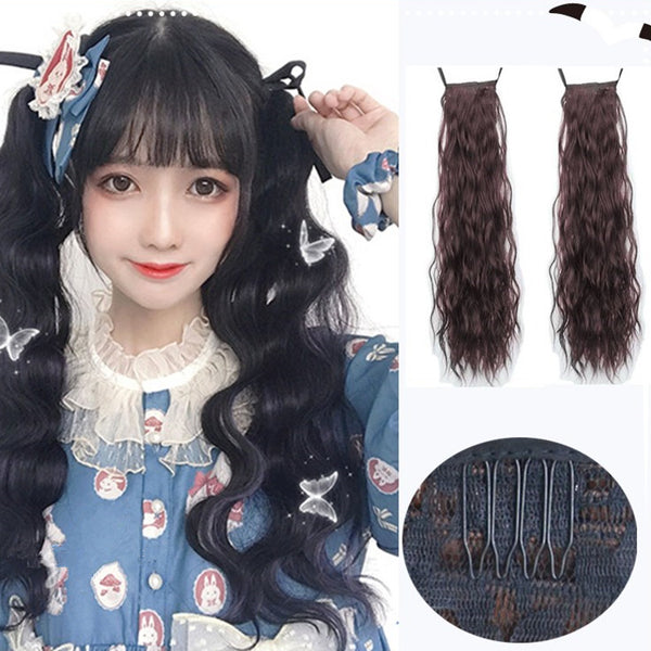 Double ponytail wig KF81783