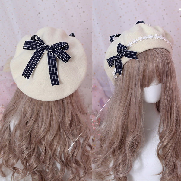 Daisy Bow Beret KF9275