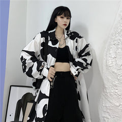 Harajuku Cow Shirt KF81992